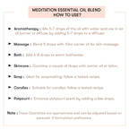 How to Use Meditation Essential Oil Blend