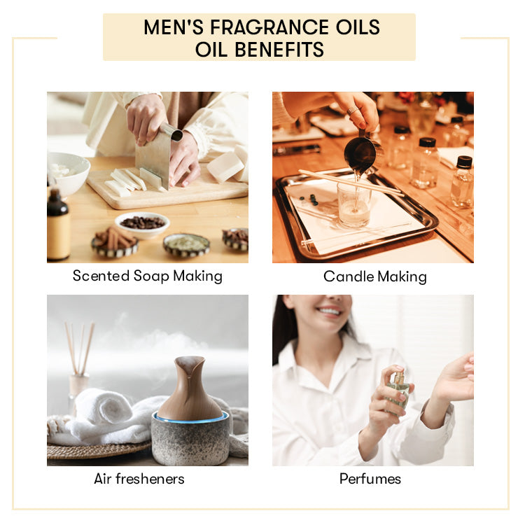 Men's Fragrance Oils Sample Kit Benefits