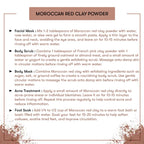 Moroccan Red Clay Powder Recipes