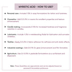 How to USe Myristic Acid