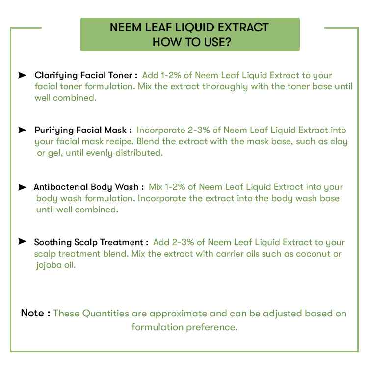 How to use Neem Leaf Liquid Extract