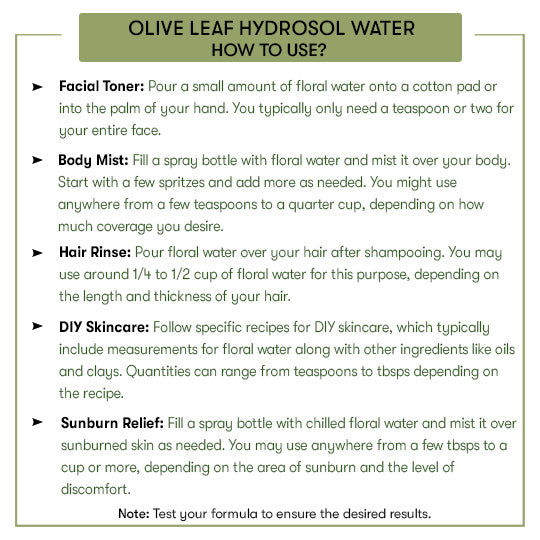 Olive Leaf Hydrosol