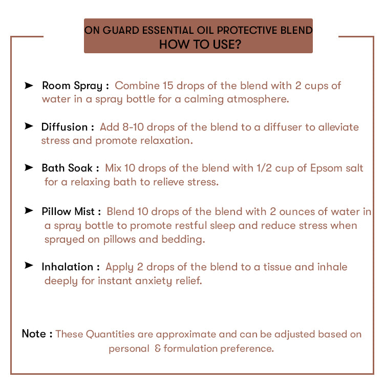 How to use On Guard Essential Oil Protective Blend