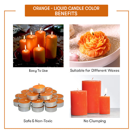 Orange - Liquid Candle Color Dye Benefits