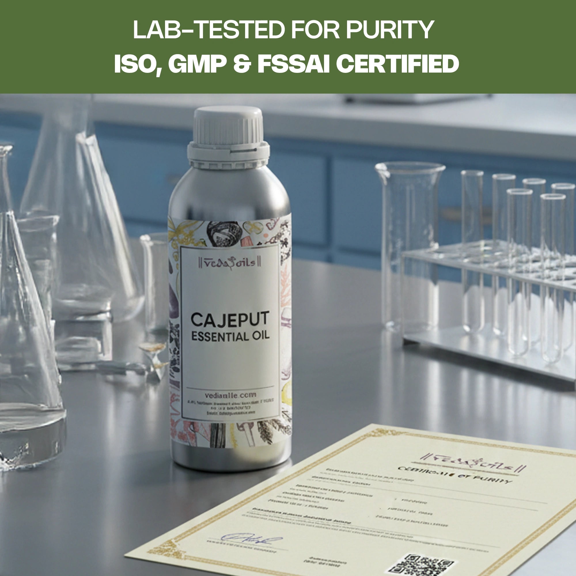 Organic and tested Cajeput Essential Oil