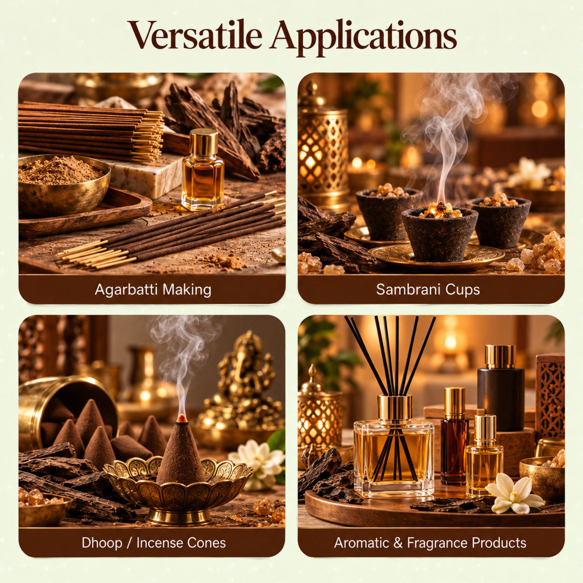 Oudh Agarbatti Fragrance Oil Uses