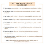 How to Use POLY-VINYL-ALCOHOL-(COLD)
