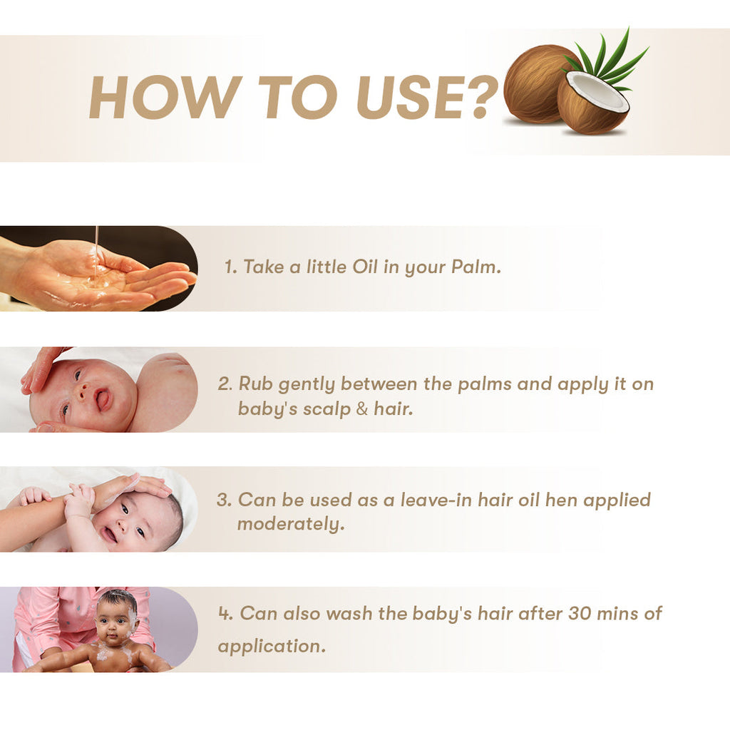 Sweet Almond Baby Oil  + Coconut Baby Hair Oil