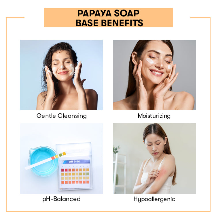 Benefit of Papaya Melt & Pour Soap Base