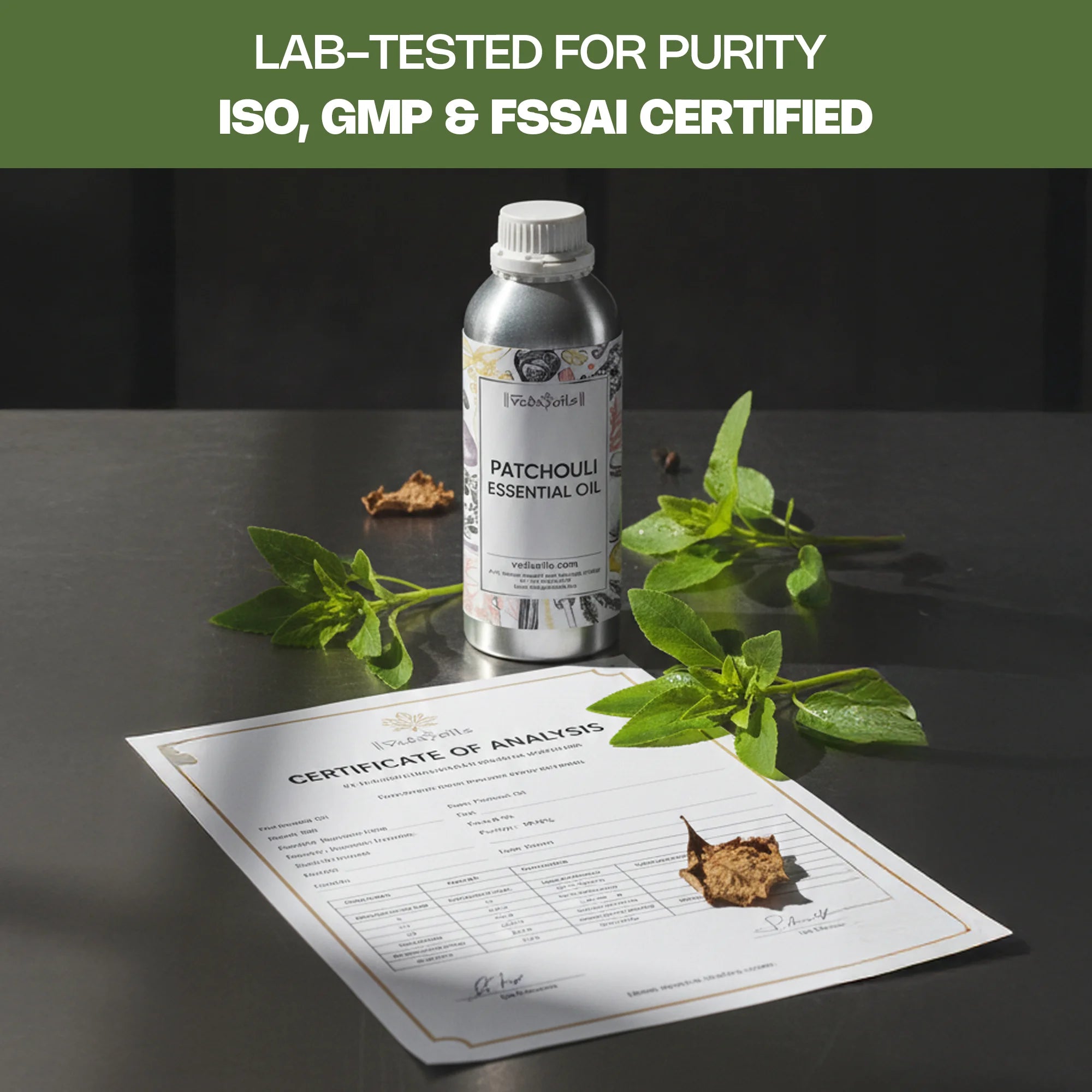 Patchouli Essential Oil Lab Tested