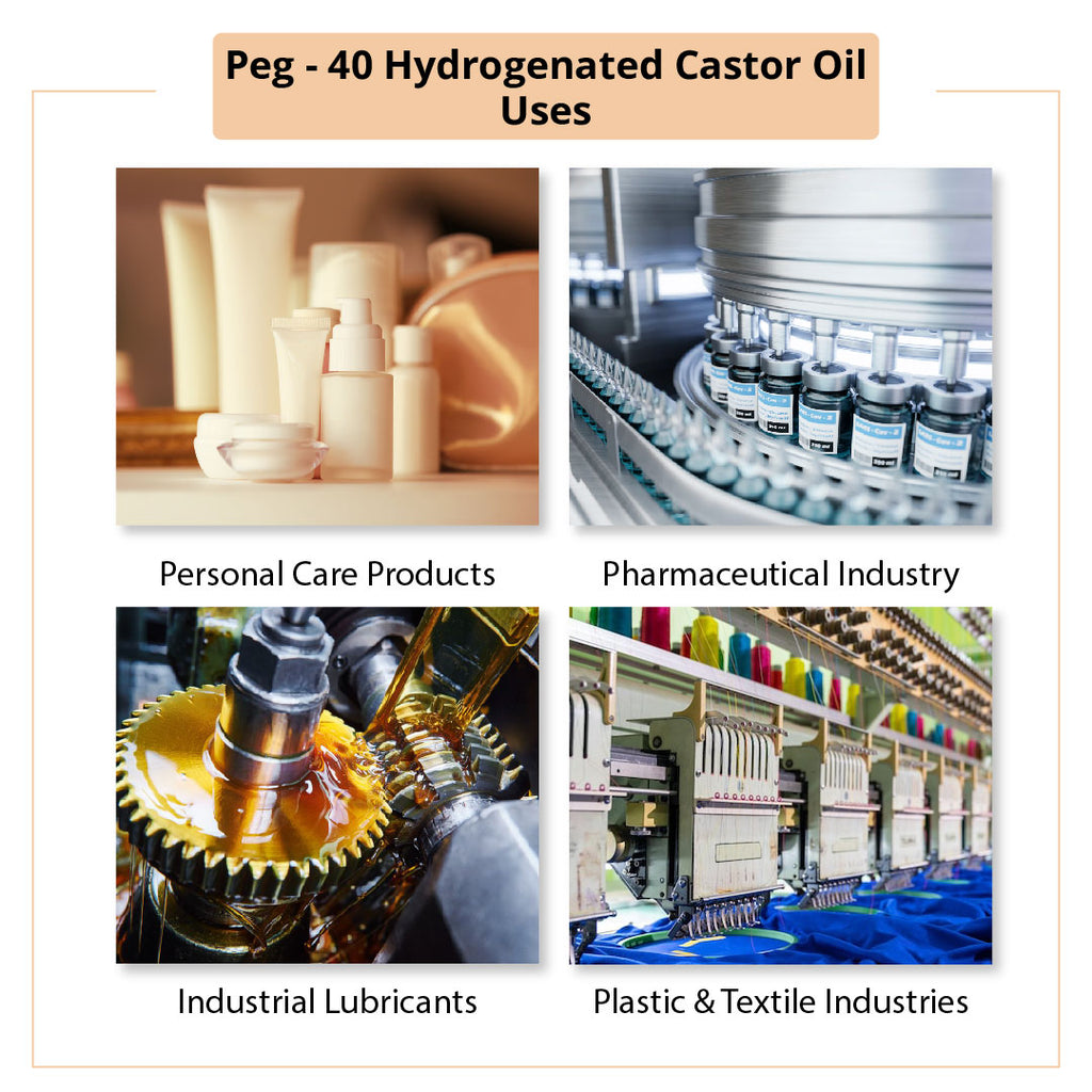 Peg - 40 Hydrogenated Castor Oil (RH 40) Uses