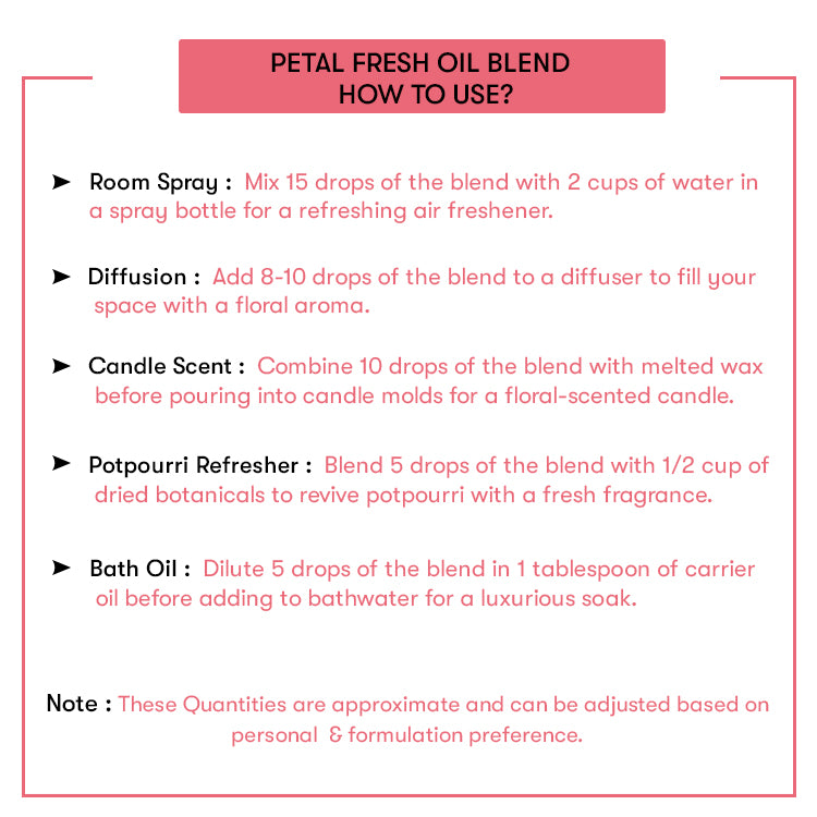 How to use Petal Fresh Oil Blend