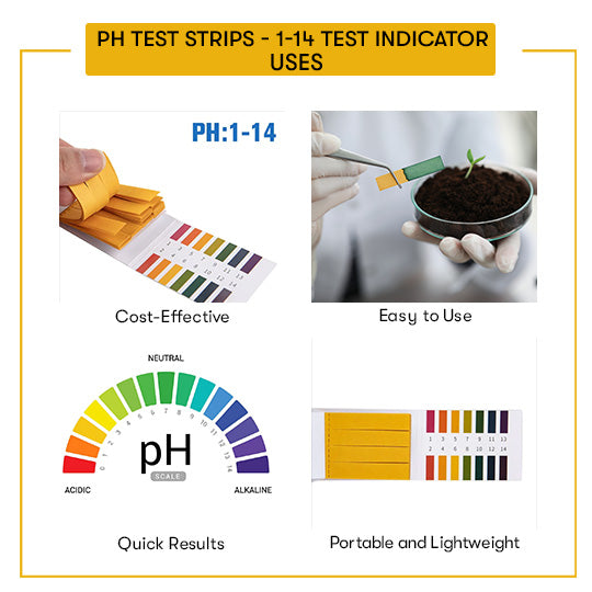 Ph Test Strips  - 1-14 Test Indicator
