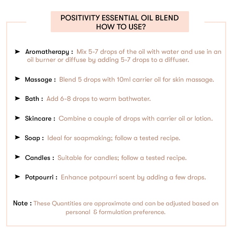How to Use Positivity Essential Oil Blend