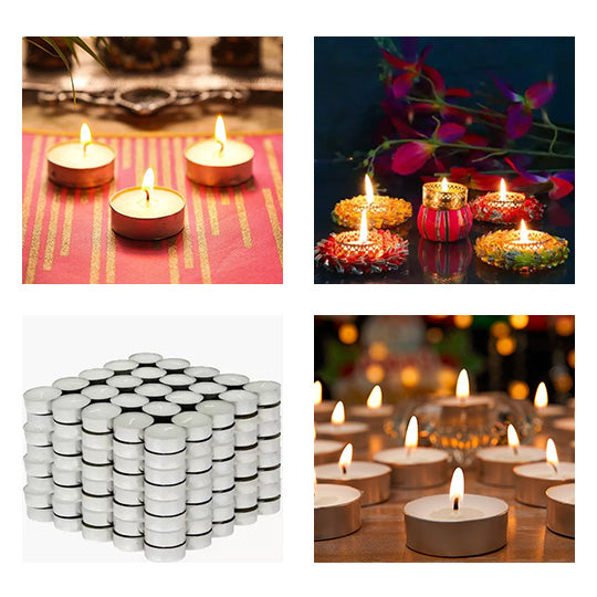 Tea Light Smokeless Candle used