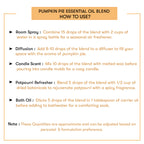 How to use Pumpkin Pie Essential Oil Blend