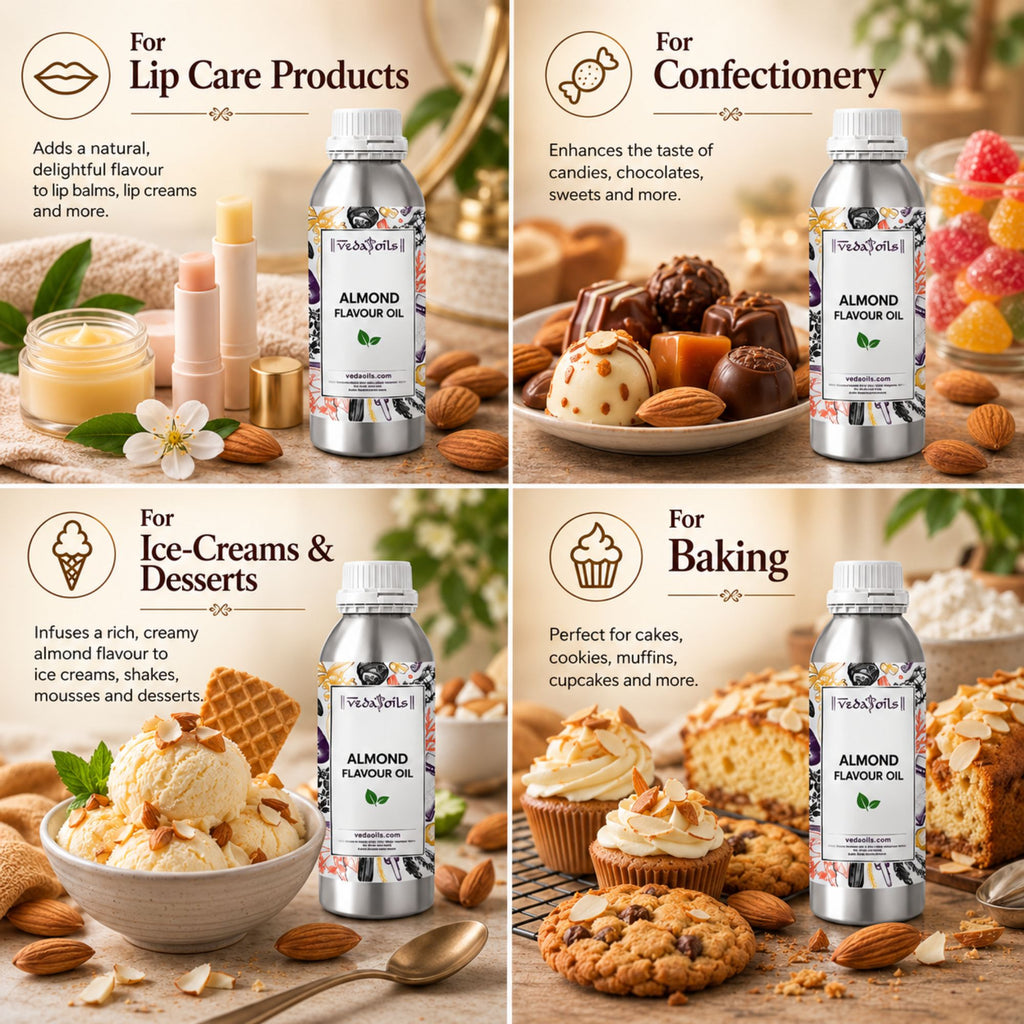 Pure Almond Flavour Oil Uses