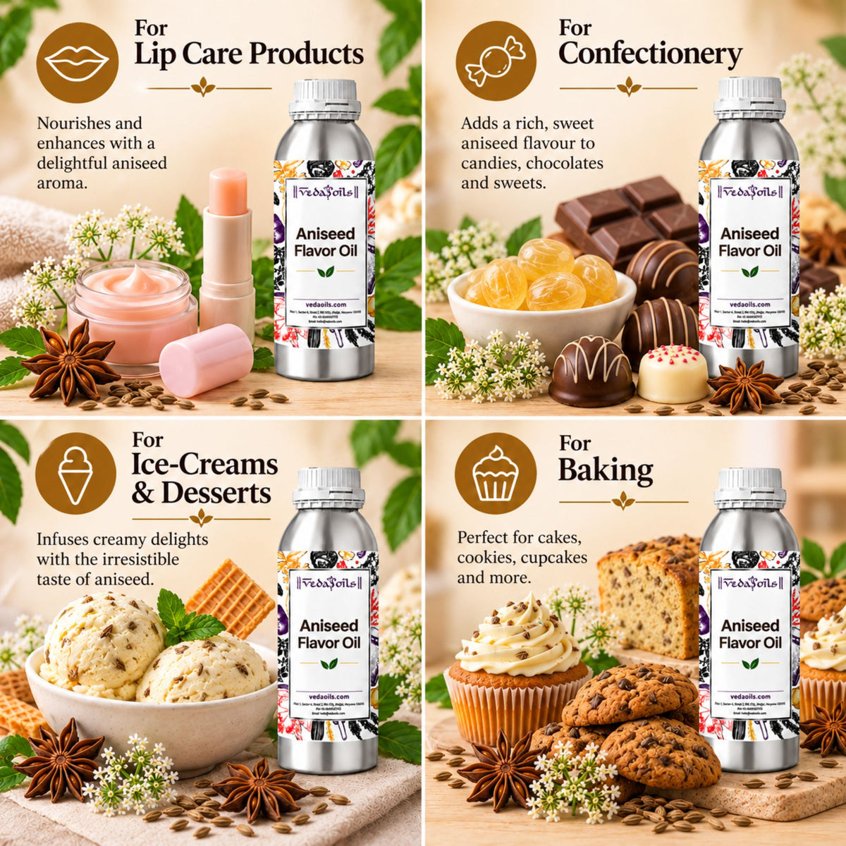 Pure Anise (Saunf) Flavor Oil  Uses