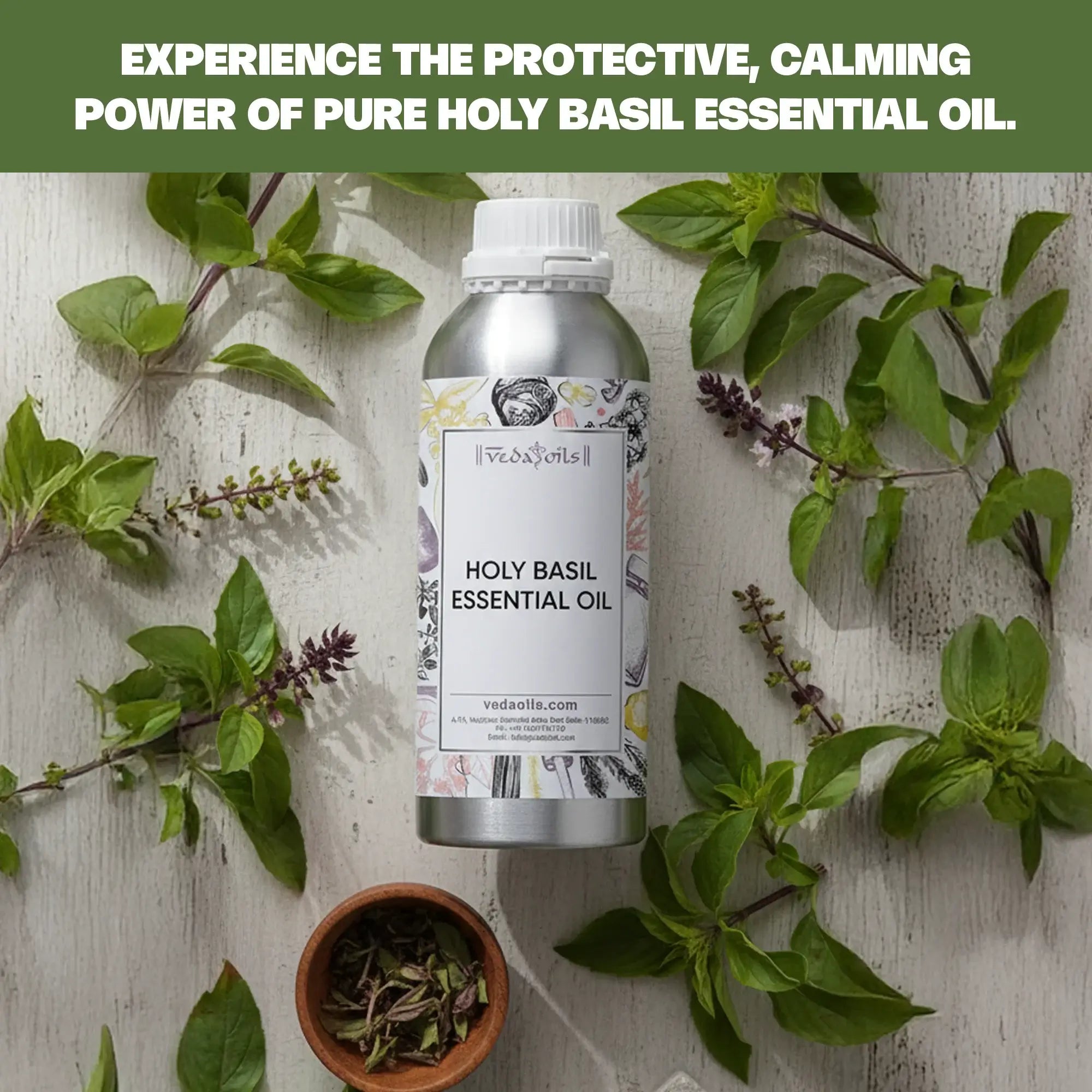 Pure Holy Basil Essential Oil