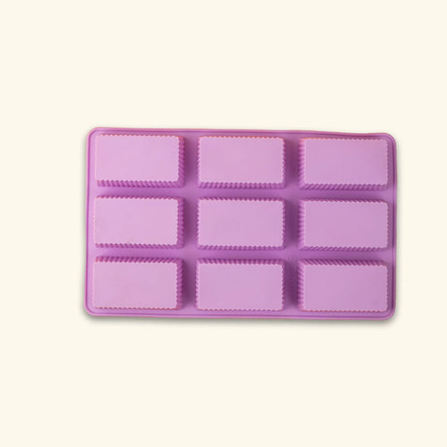 Rectangle Shape Silicone Mold ( 9 Cavities )