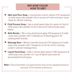 How to use Matte Red Soap Color