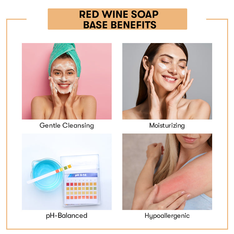 Benefit of Red Wine Soap Base
