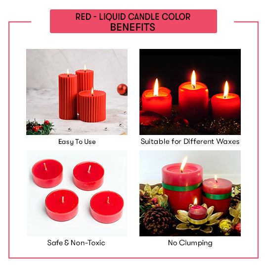 Red - Liquid Candle Color Dye Benefits