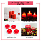 Red - Liquid Candle Color Dye Benefits