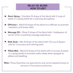 How to use Relaxing Oil Blend