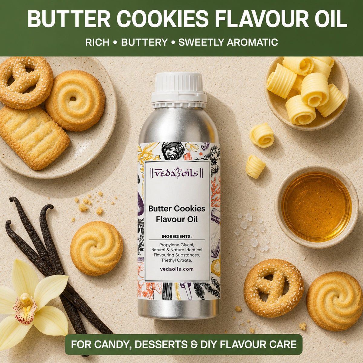Rich Butter Cookies Flavour Oil 