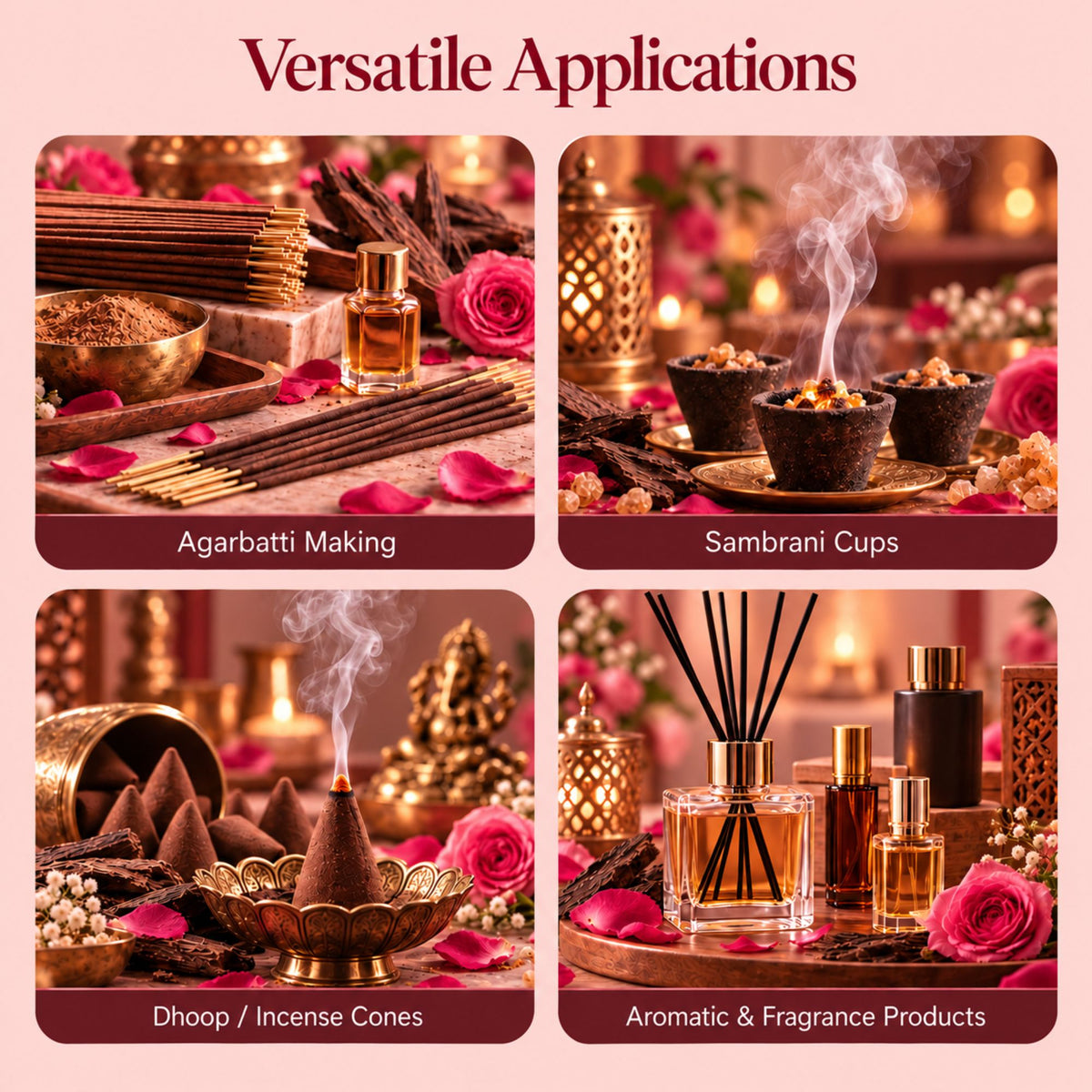 Rose Agarbatti Fragrance oil Uses