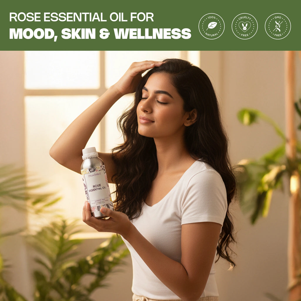 Rose Essential Oil for wellness