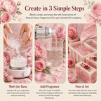Rose & Peony Fragrance Oil Uses Steps