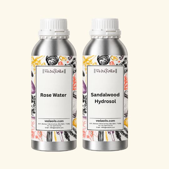 Rose Water + Sandalwood Hydrosol - Combo Pack