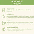 Rose oil for aromatherapy