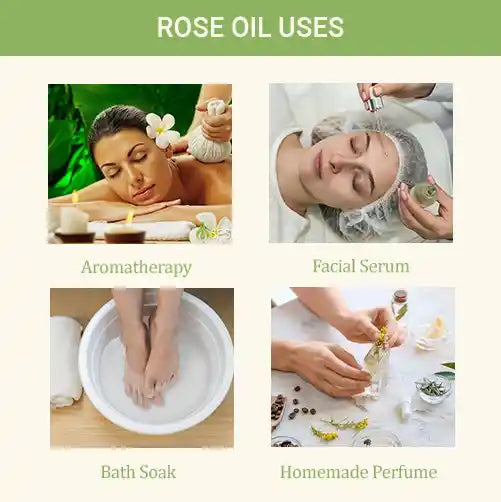 Rose oil uses