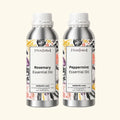 Rosemary Essential Oil + Peppermint Essential Oil - Combo Pack