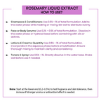 How to Use Rosemary Liquid Extract 