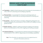 How to Use Sodium Lauryl Ether Sulphate (SLES)