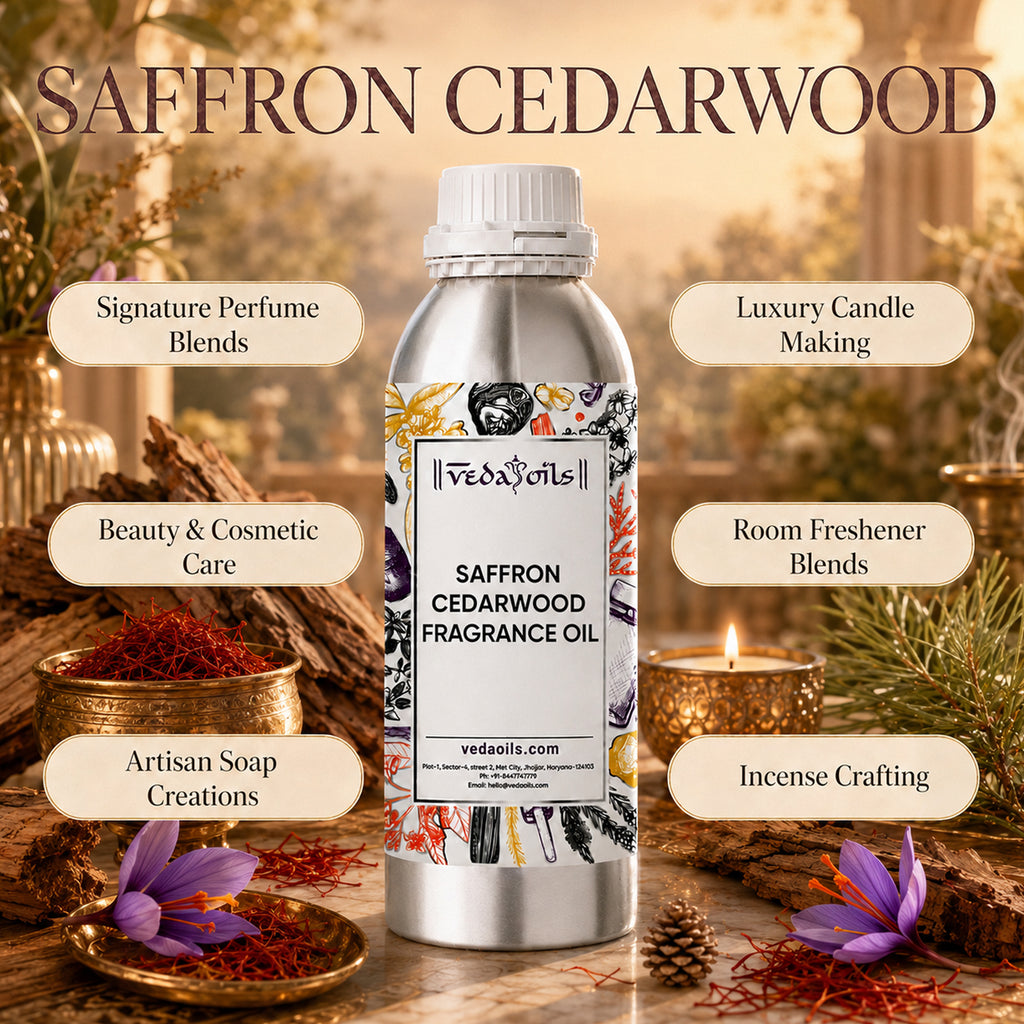 Saffron Cedarwood Fragrance Oil Uses