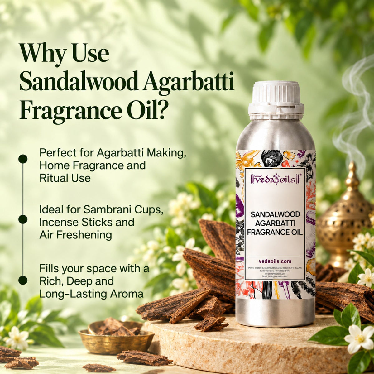 Why choose Sandalwood Agarbatti Fragrance Oil