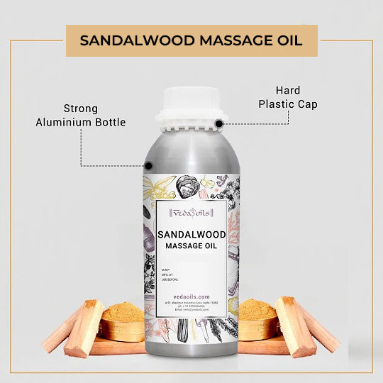 Buy Sandalwood Turmeric Massage Oil 