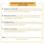 How to use Sea Buckthorn Liquid Extract