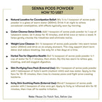 How to Use Senna Pods Powder 