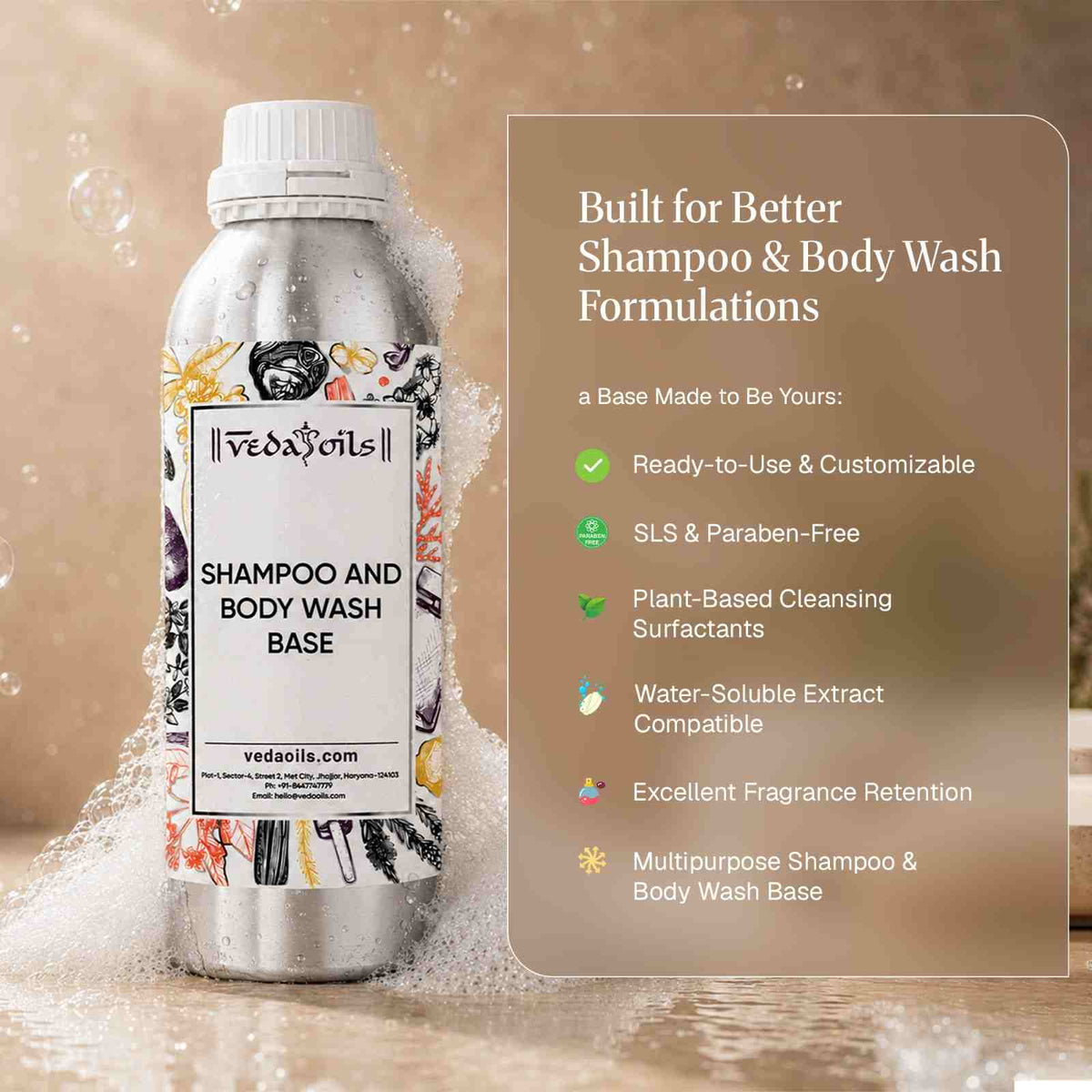Shampoo & Body Wash Base ( Ready to Use )