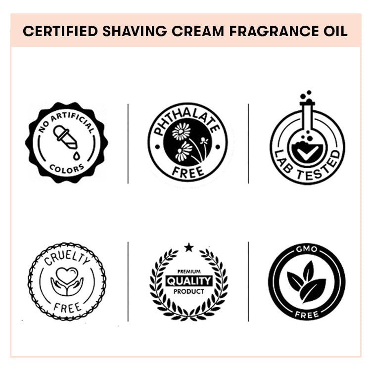 Certified Shaving Cream Fragrance Oil