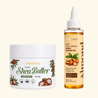 Shea Butter ( Unrefined ) + Sweet Almond Oil - Combo Pack