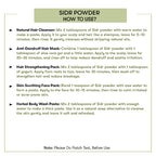 How to Use Sidr Powder