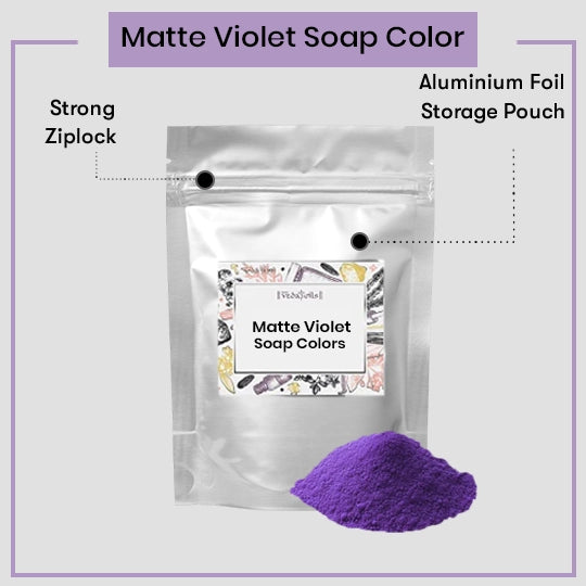 Matte Violet Soap Color