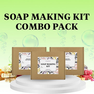 Soap Making Kit Combo Pack - Box of 3 ( Customizable )